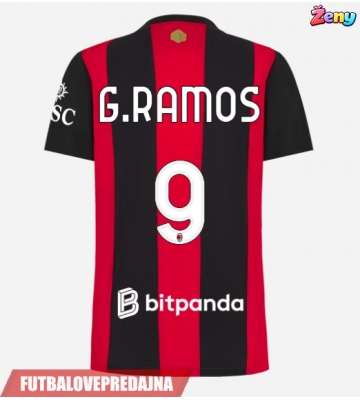 Lacne Ženy Futbalové dres AC Milan Goncalo Ramos #9 2026-27 Krátky Rukáv - Domáci